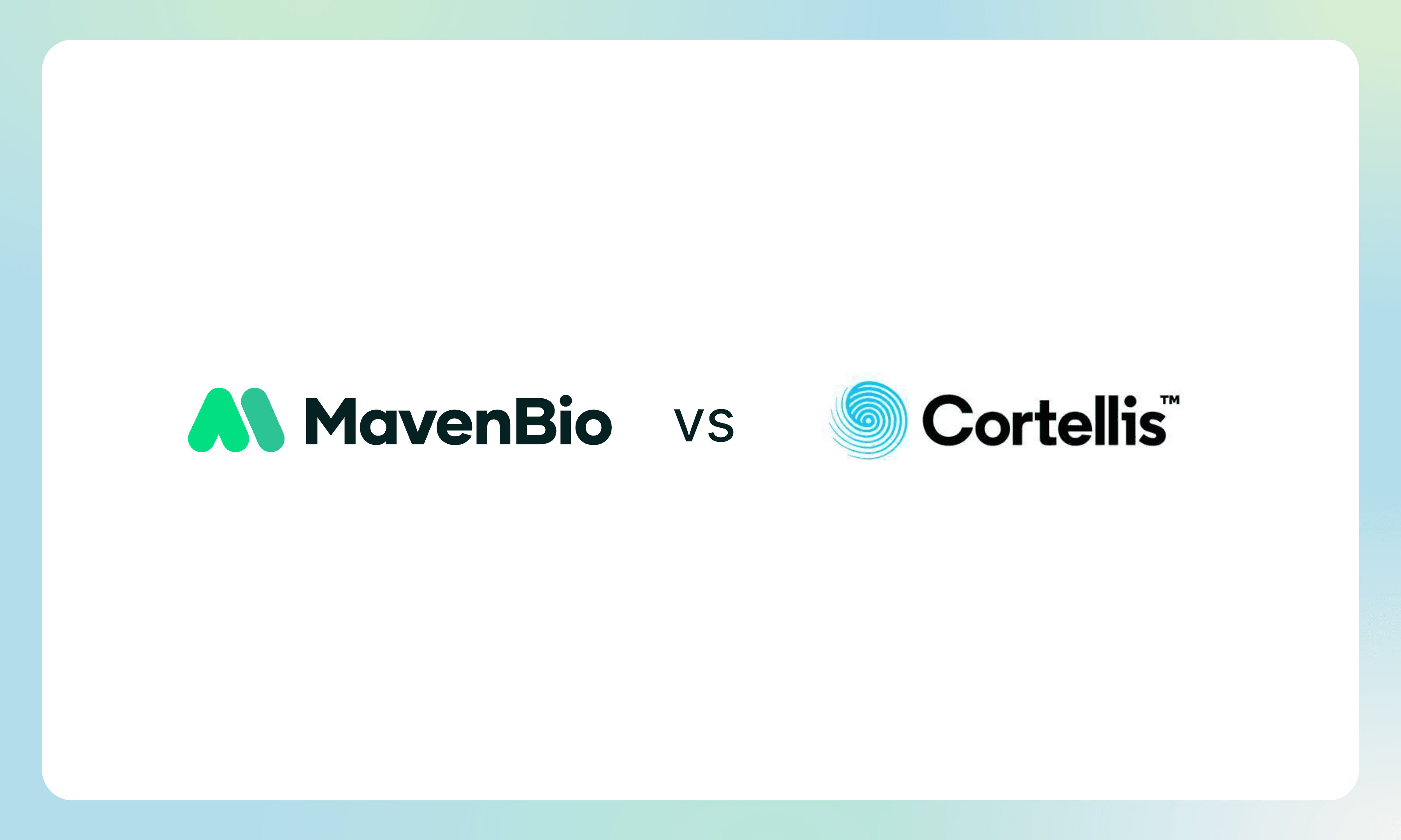 Maven Bio vs Cortellis